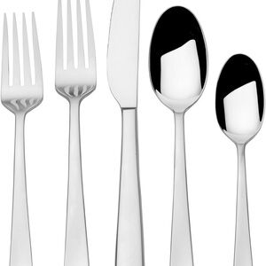 Mikasa Barrett 18.10 45 Piece Stainless Steel Cutlery Set, Service For 8